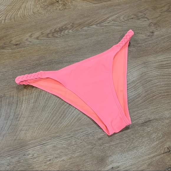 aerie Other - Aerie M Coral Braided Bikini Bottom
